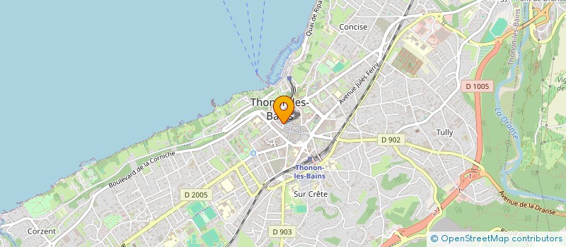 localisation de l'entreprise MONSIEUR PATRICK JORDAN à THONON-LES-BAINS