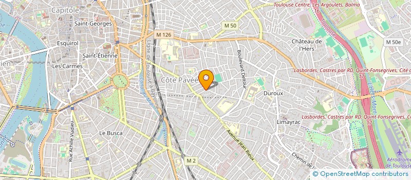 localisation de l'entreprise MONSIEUR PATRICK JORDAN  TOULOUSE
