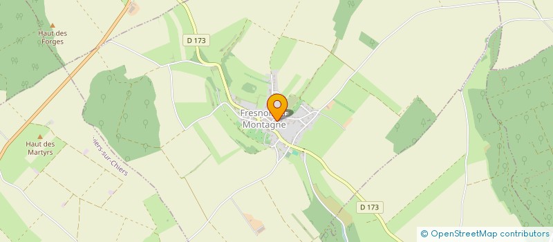 localisation de l'entreprise MONSIEUR PATRICK JORET  FRESNOIS-LA-MONTAGNE