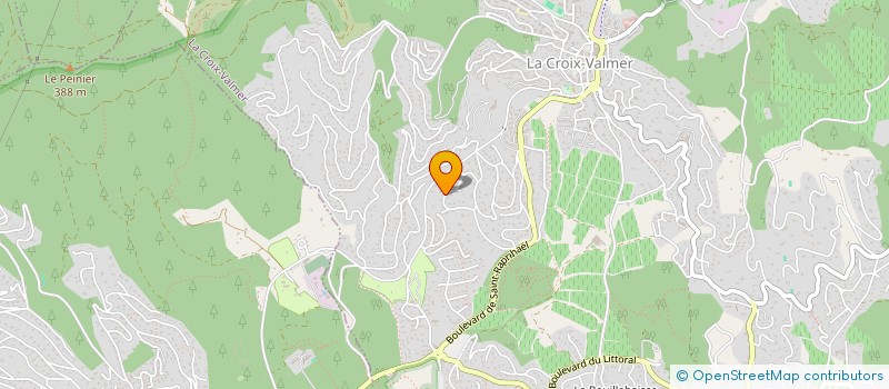 localisation de l'entreprise MONSIEUR PATRICK JOUAN  LA CROIX-VALMER