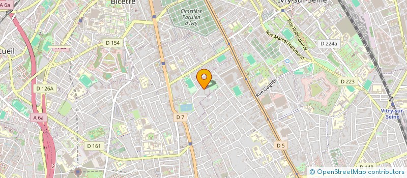 localisation de l'entreprise MONSIEUR PATRICK JOUAN à VILLEJUIF