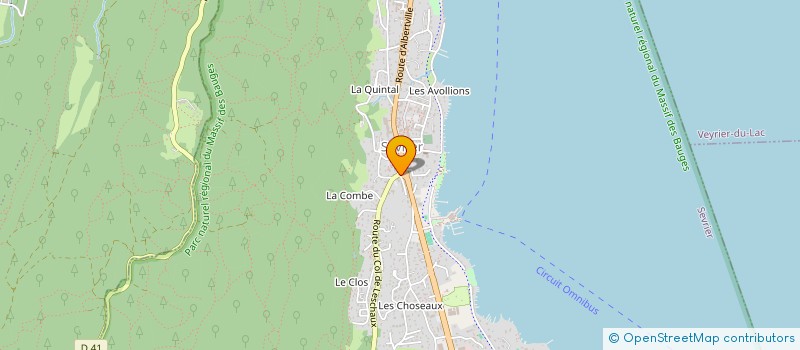 localisation de l'entreprise MONSIEUR PATRICK JOUBERT  SEVRIER