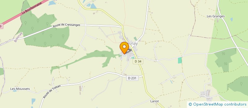 localisation de l'entreprise MONSIEUR PATRICK JOUBERT  SOUVIGNY