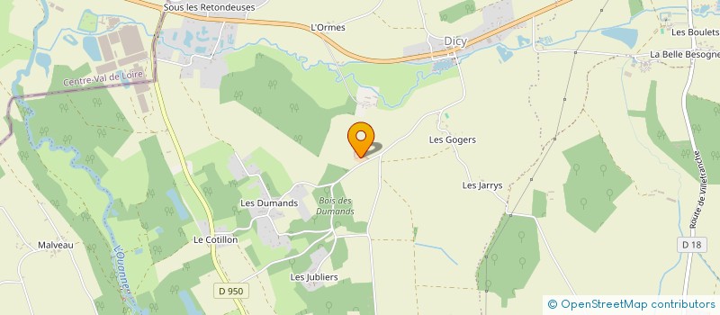 localisation de l'entreprise MONSIEUR PATRICK JOUBERT à CHARNY OREE DE PUISAYE