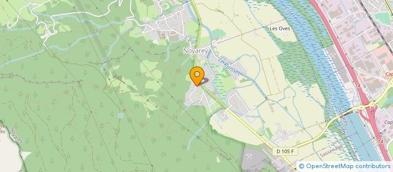 localisation de l'entreprise MONSIEUR PATRICK JOUFFREY à NOYAREY