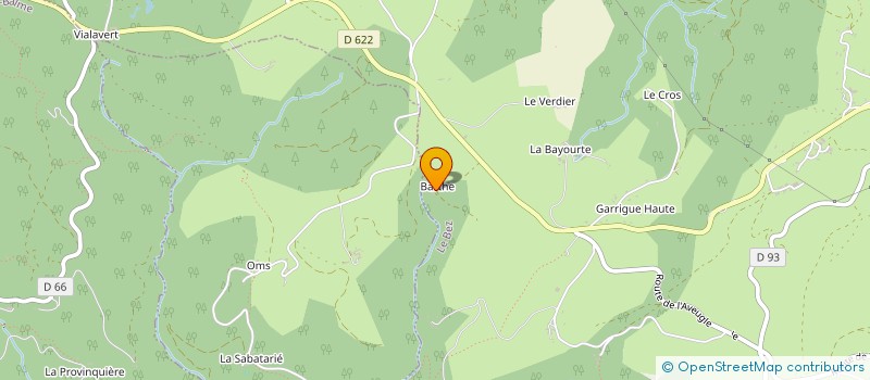 localisation de l'entreprise MONSIEUR PATRICK JOUGLA  LE BEZ