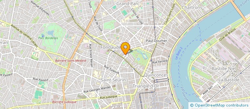 localisation de l'entreprise MONSIEUR PATRICK JOURDAN  BORDEAUX