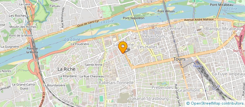 localisation de l'entreprise MONSIEUR PATRICK JOUYAUX  TOURS