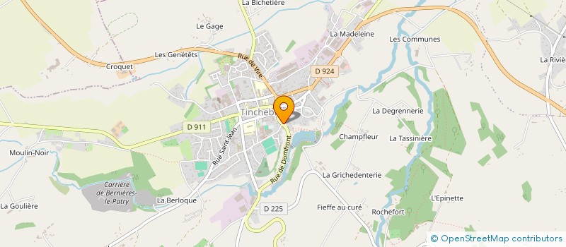 localisation de l'entreprise MONSIEUR PATRICK JOYE à TINCHEBRAY-BOCAGE