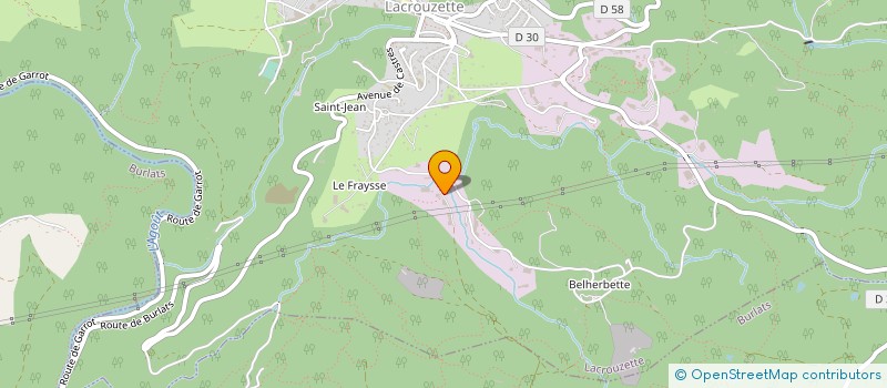 localisation de l'entreprise MONSIEUR PATRICK JULIEN à LACROUZETTE