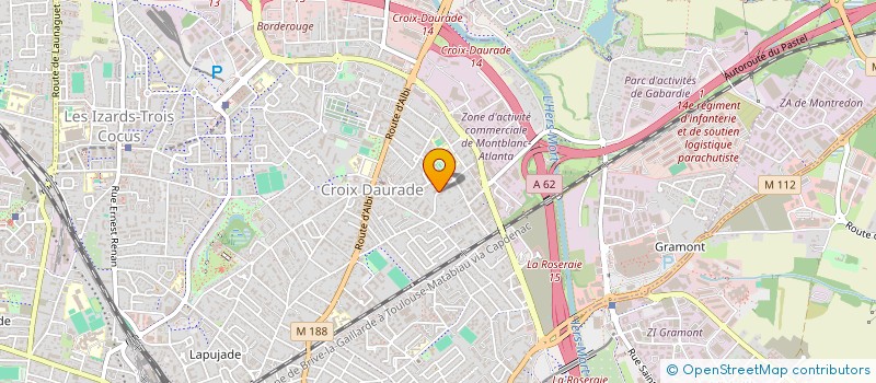 localisation de l'entreprise MONSIEUR PATRICK JULLIEN  TOULOUSE