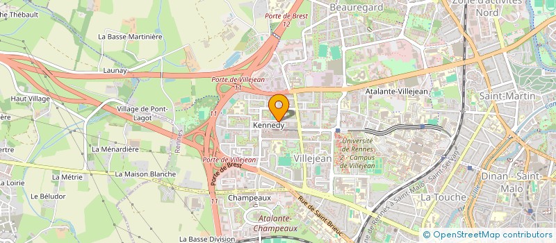 localisation de l'entreprise MONSIEUR PATRICK-JUNIOR DAVID  RENNES