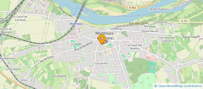 localisation de l'entreprise MONSIEUR PATRICK JUSSEAU  MONTLOUIS-SUR-LOIRE