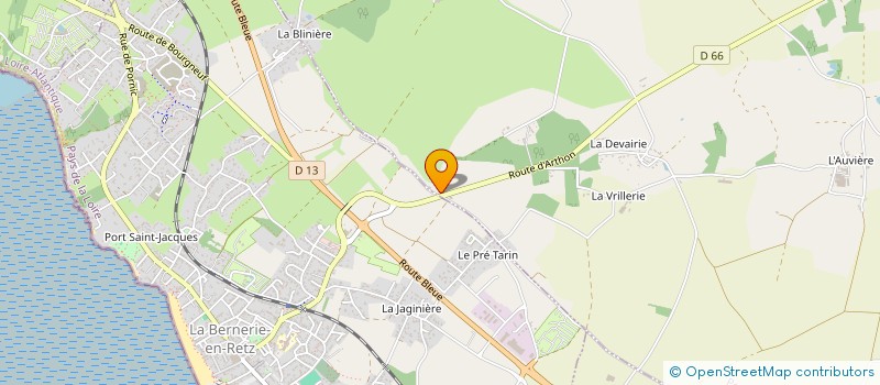 localisation de l'entreprise MONSIEUR PATRICK KARABEDON à PORNIC