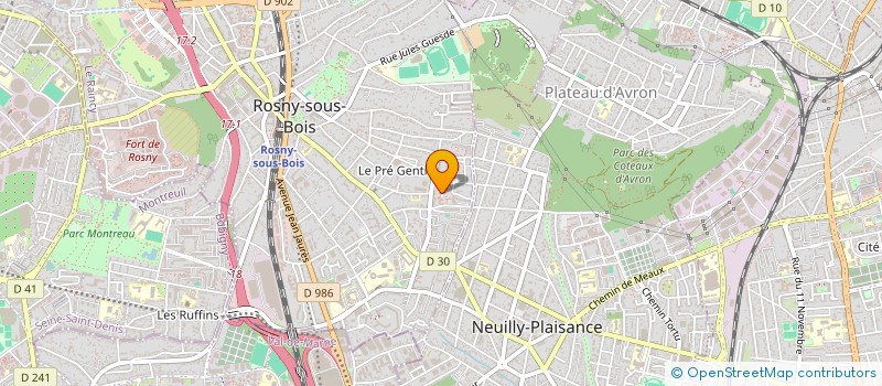 localisation de l'entreprise MONSIEUR PATRICK KARATAY à ROSNY-SOUS-BOIS