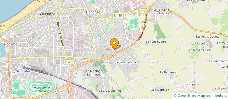 localisation de l'entreprise MONSIEUR PATRICK KATZ  SAINT-MALO