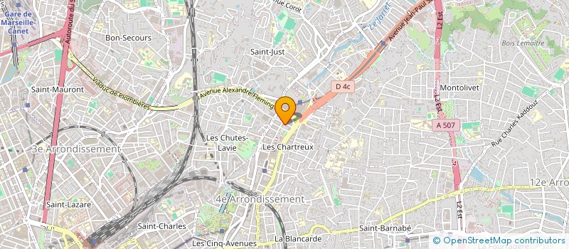 localisation de l'entreprise MONSIEUR PATRICK KECK à MARSEILLE
