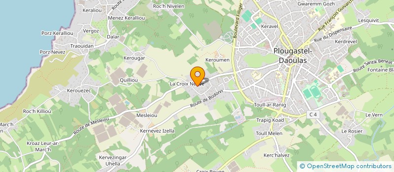 localisation de l'entreprise MONSIEUR PATRICK KERDRAON à PLOUGASTEL-DAOULAS