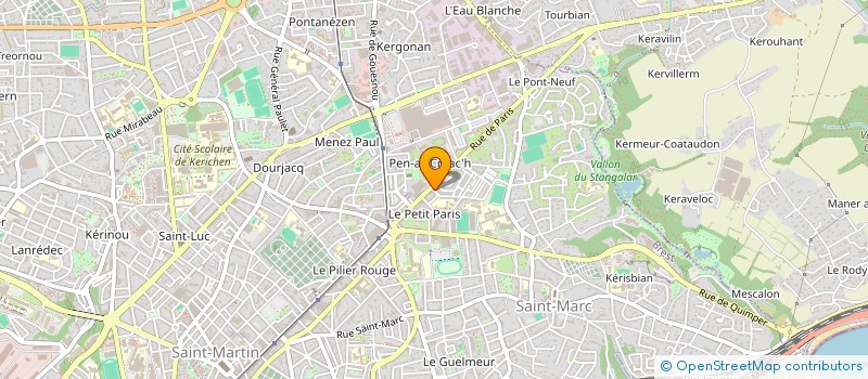 localisation de l'entreprise MONSIEUR PATRICK KERMAREC à BREST