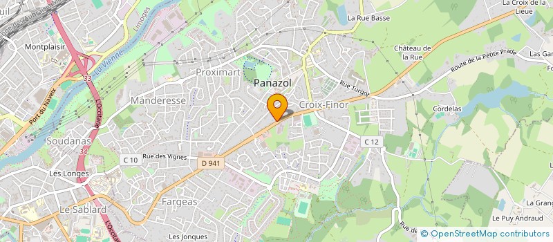 localisation de l'entreprise MONSIEUR PATRICK KHAYAT à PANAZOL