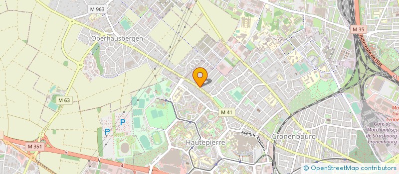 localisation de l'entreprise MONSIEUR PATRICK KIPPER à STRASBOURG