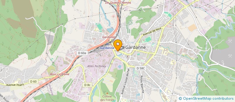 localisation de l'entreprise MONSIEUR PATRICK KIRASTINNICOS  GARDANNE