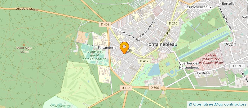 localisation de l'entreprise MONSIEUR PATRICK KLECHA à FONTAINEBLEAU