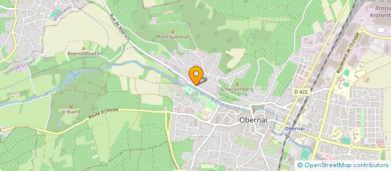 localisation de l'entreprise MONSIEUR PATRICK KLEIN  OBERNAI