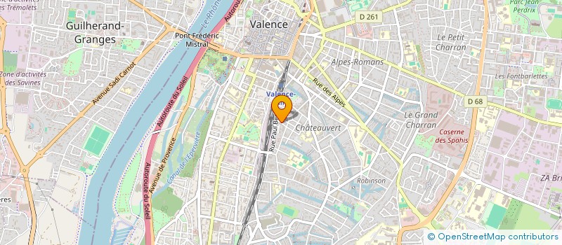 localisation de l'entreprise MONSIEUR PATRICK KLIMKIEWICZ  VALENCE