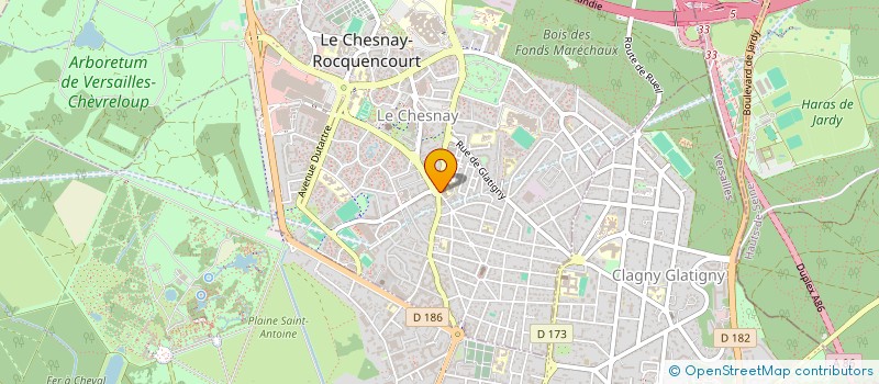 localisation de l'entreprise MONSIEUR PATRICK KLOPSTEIN  LE CHESNAY-ROCQUENCOURT