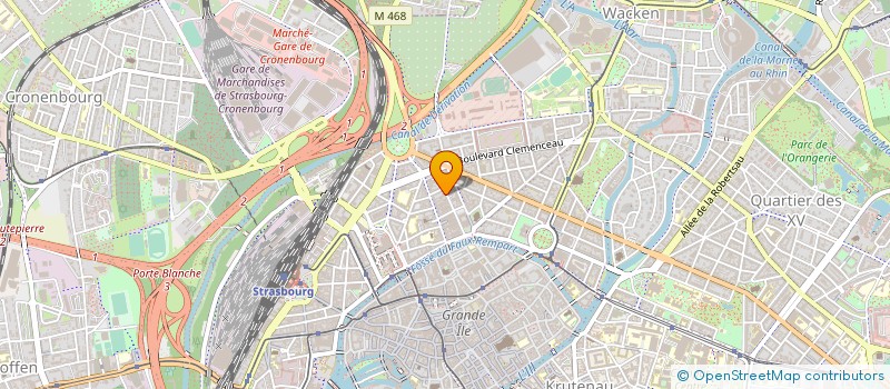 localisation de l'entreprise MONSIEUR PATRICK KOESTEL à STRASBOURG