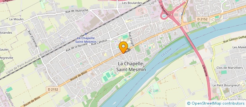 localisation de l'entreprise MONSIEUR PATRICK KOUATER à LA CHAPELLE-SAINT-MESMIN