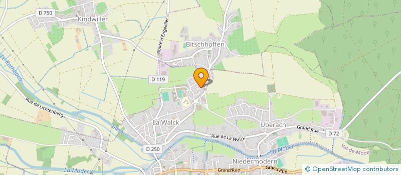 localisation de l'entreprise MONSIEUR PATRICK KRAEMER  VAL-DE-MODER