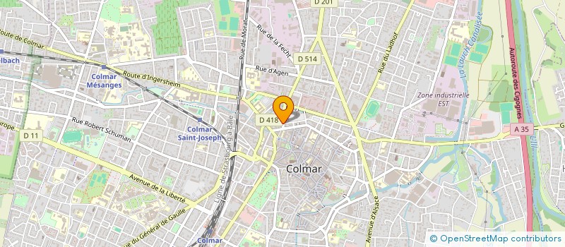 localisation de l'entreprise MONSIEUR PATRICK KREMER  COLMAR