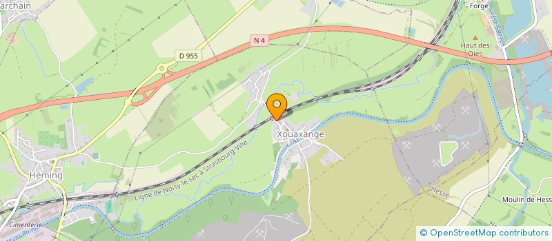 localisation de l'entreprise MONSIEUR PATRICK KRUMMENACKER  XOUAXANGE