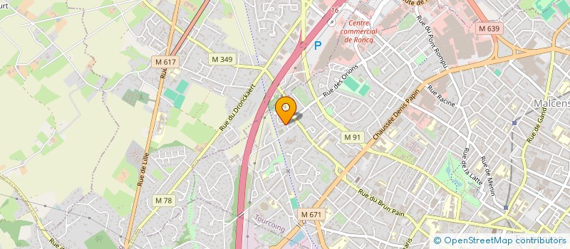 localisation de l'entreprise MONSIEUR PATRICK KUCZYNSKI  TOURCOING