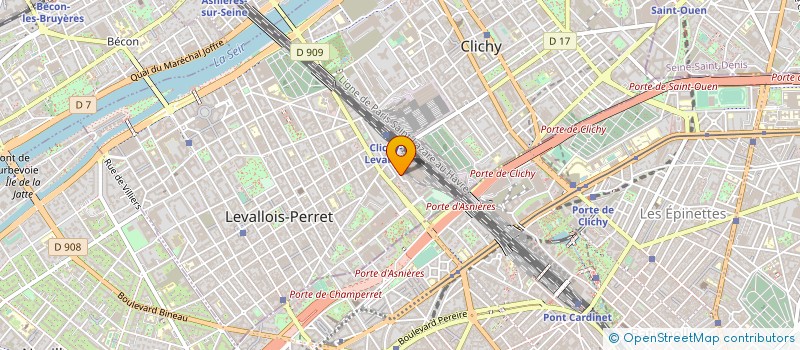 localisation de l'entreprise MONSIEUR PATRICK KUENTZMANN à LEVALLOIS-PERRET
