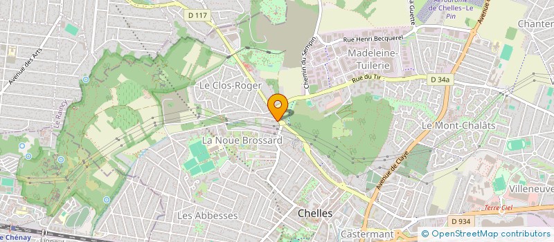 localisation de l'entreprise MONSIEUR PATRICK LABADIE à CHELLES