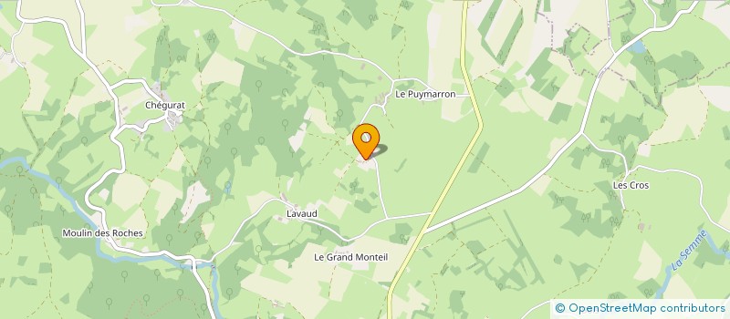 localisation de l'entreprise MONSIEUR PATRICK LABARRE à CHATEAUPONSAC