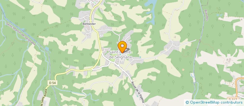 localisation de l'entreprise MONSIEUR PATRICK LABAT  SAINTE-MARIE-DE-GOSSE