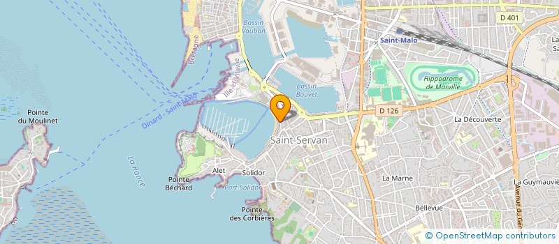 localisation de l'entreprise MONSIEUR PATRICK LABOURDIQUE  SAINT-MALO