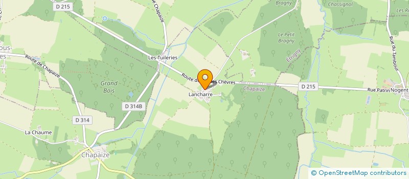 localisation de l'entreprise MONSIEUR PATRICK LABOURIAUX  CHAPAIZE