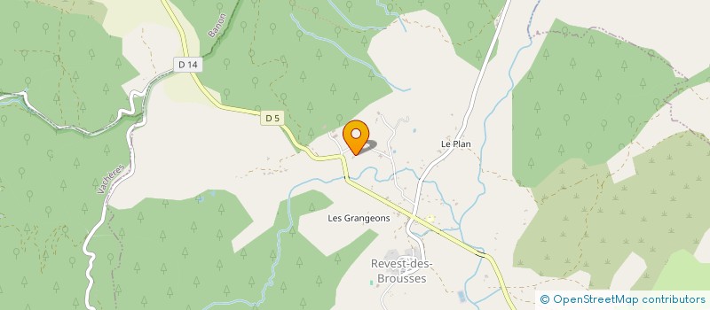 localisation de l'entreprise MONSIEUR PATRICK LABRANCHE  REVEST-DES-BROUSSES