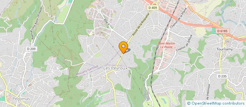 localisation de l'entreprise MONSIEUR PATRICK LACANAL  MOUGINS