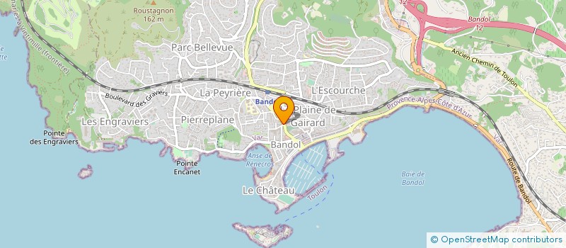 localisation de l'entreprise MONSIEUR PATRICK LACHARME à BANDOL