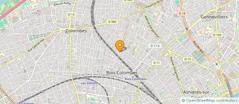 localisation de l'entreprise MONSIEUR PATRICK LACHEVRE à BOIS-COLOMBES