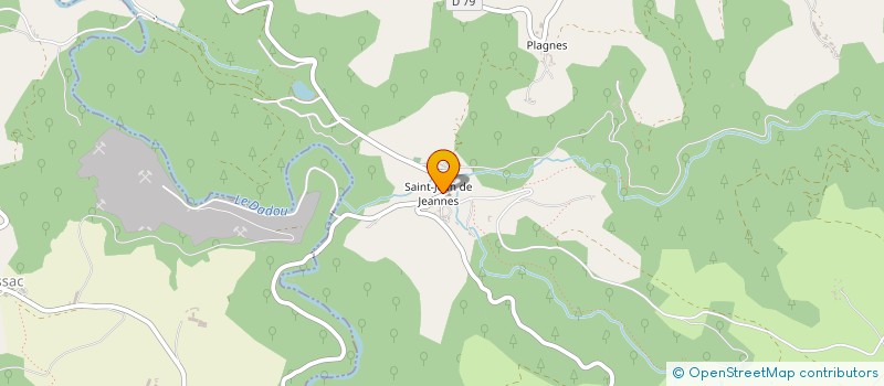 localisation de l'entreprise MONSIEUR PATRICK LACLAU  PAULINET