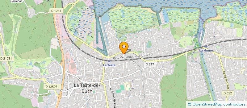 localisation de l'entreprise MONSIEUR PATRICK LACOUR à LA TESTE-DE-BUCH