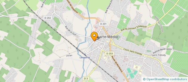 localisation de l'entreprise MONSIEUR PATRICK LACROIX  LESPARRE-MEDOC