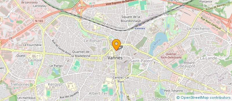 localisation de l'entreprise MONSIEUR PATRICK LACROIX à VANNES